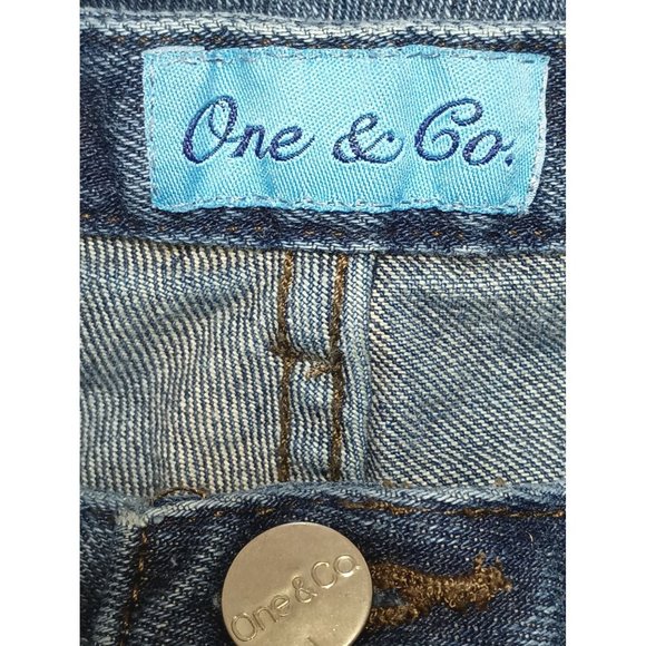 One & Co Jeans Womens Size 27 Low Rise Boot Cut - Picture 9 of 11